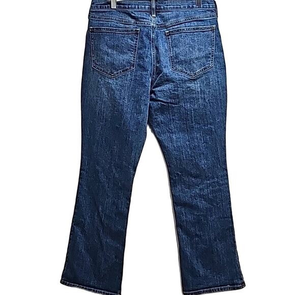 Old Navy Sweetheart Mid Rise Med Blue Denim Five Pocket Jeans Womens Size 12 - Picture 3 of 7